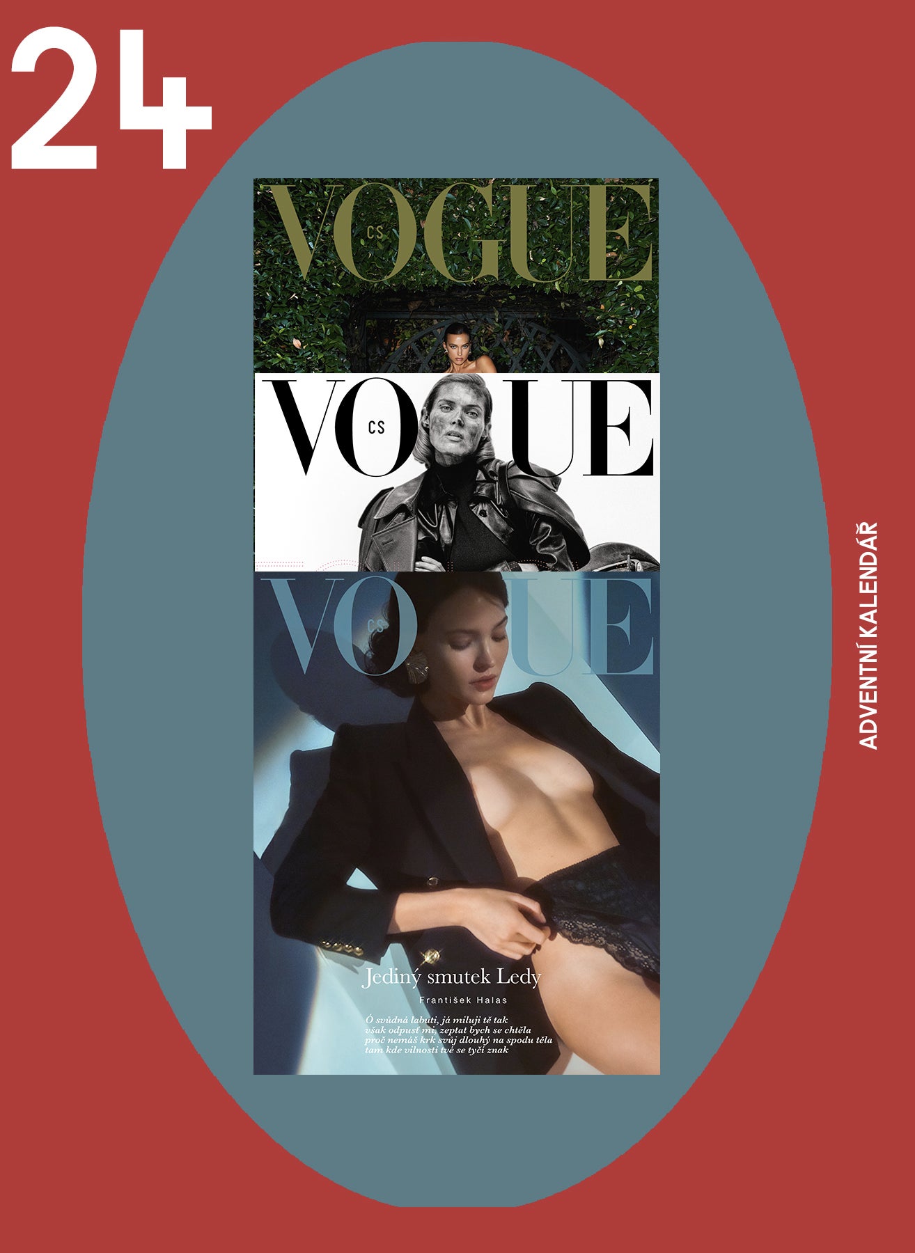 Panikaříte, protože vám ještě chybí nějaký dárek? Věnujte předplatné Vogue Czechoslovakia. Zakupte jej na Vogue.cz, vytiskněte si certifikát a darujte radost po celý rok.