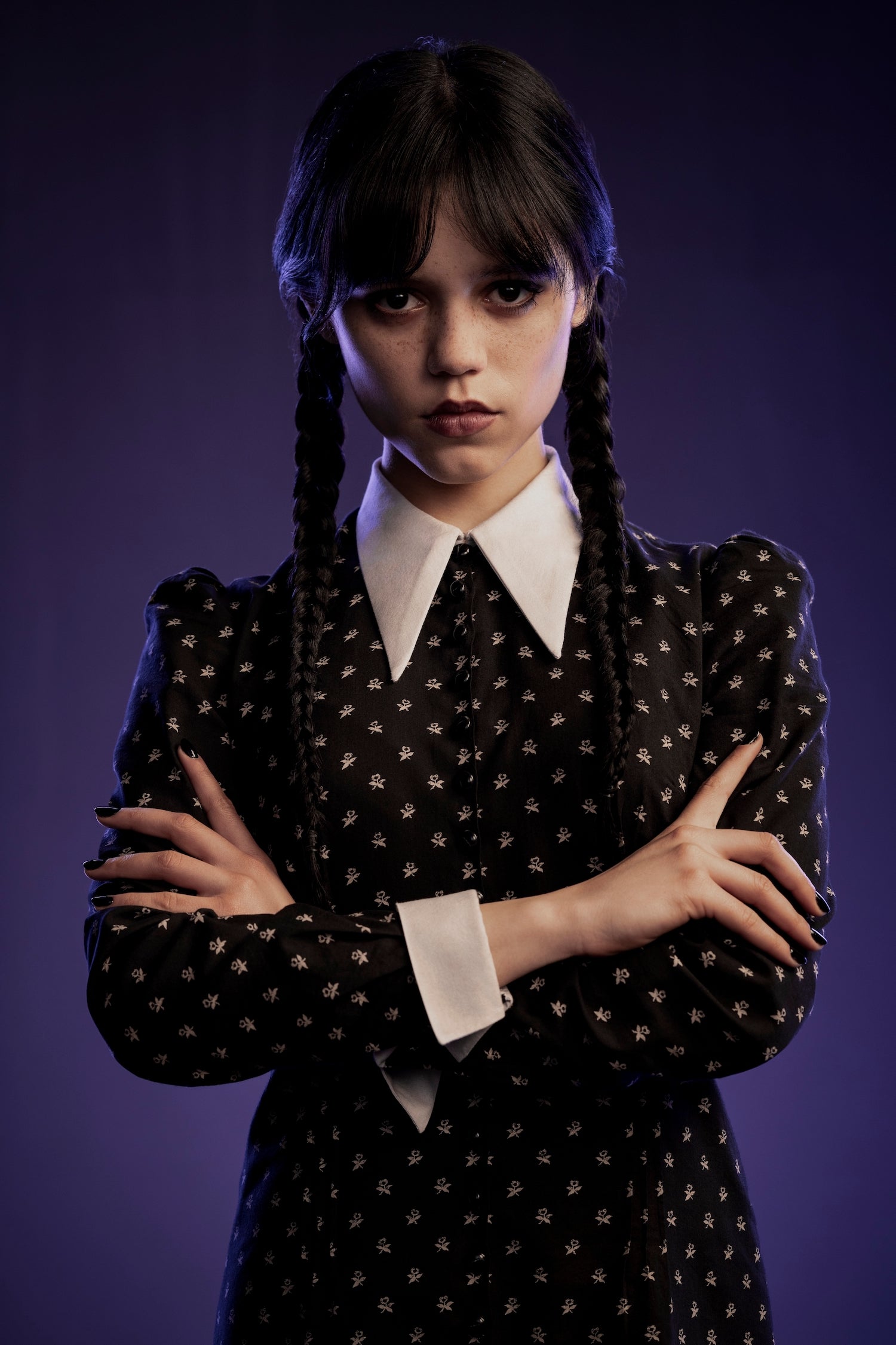 Jenna Ortega jako Wednesday Addams v seriálu Wednesday   Autor: Matthias Clamer/Netflix