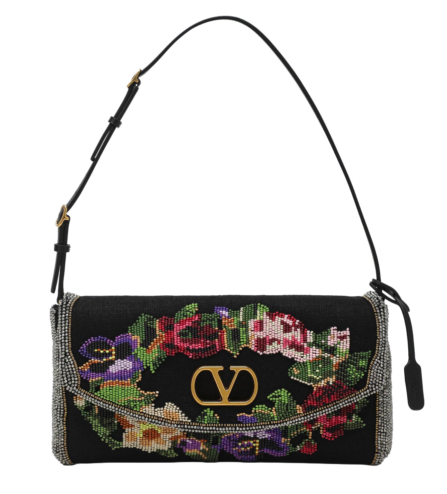 Malá kabelka přes rameno s květinovou výšivkou DeVain, VALENTINO GARAVANI, 2 980 €