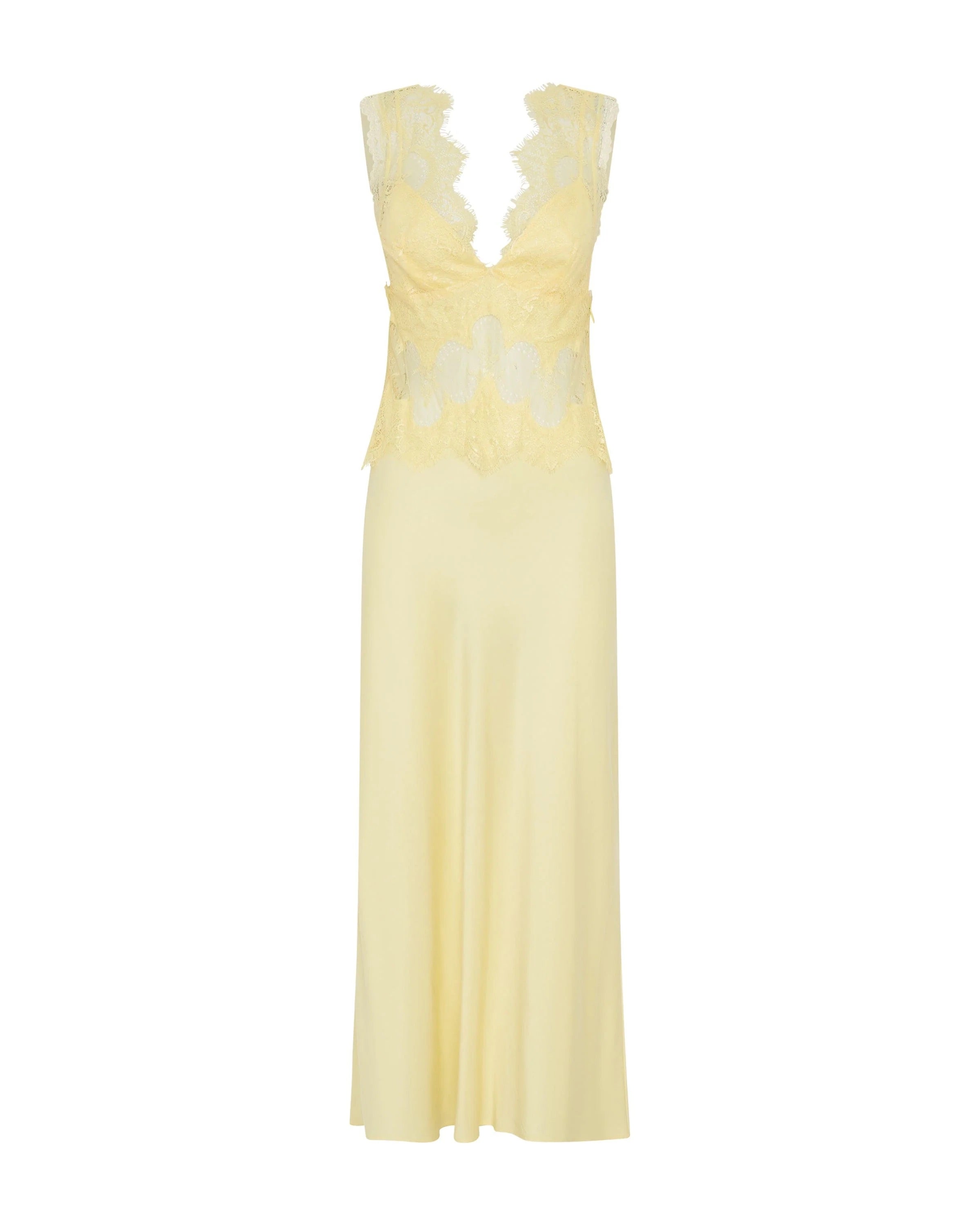 Žluté šaty s krajkou, THIRD FORM, prodává Third Form, 318,95 €