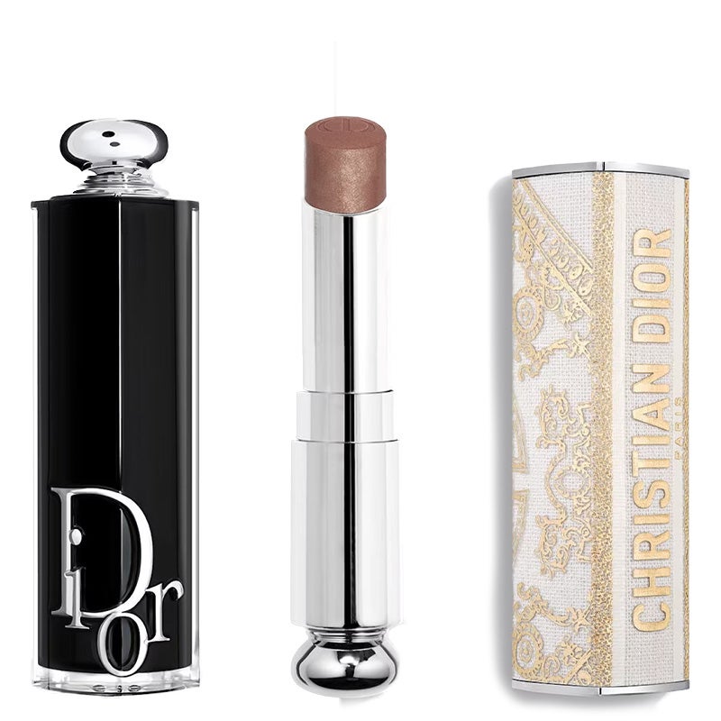 Hydratační třpytivá rtěnka, DIOR, prodává Dior, 45 €, obal na rtěnku, DIOR, prodává Dior, 50 €