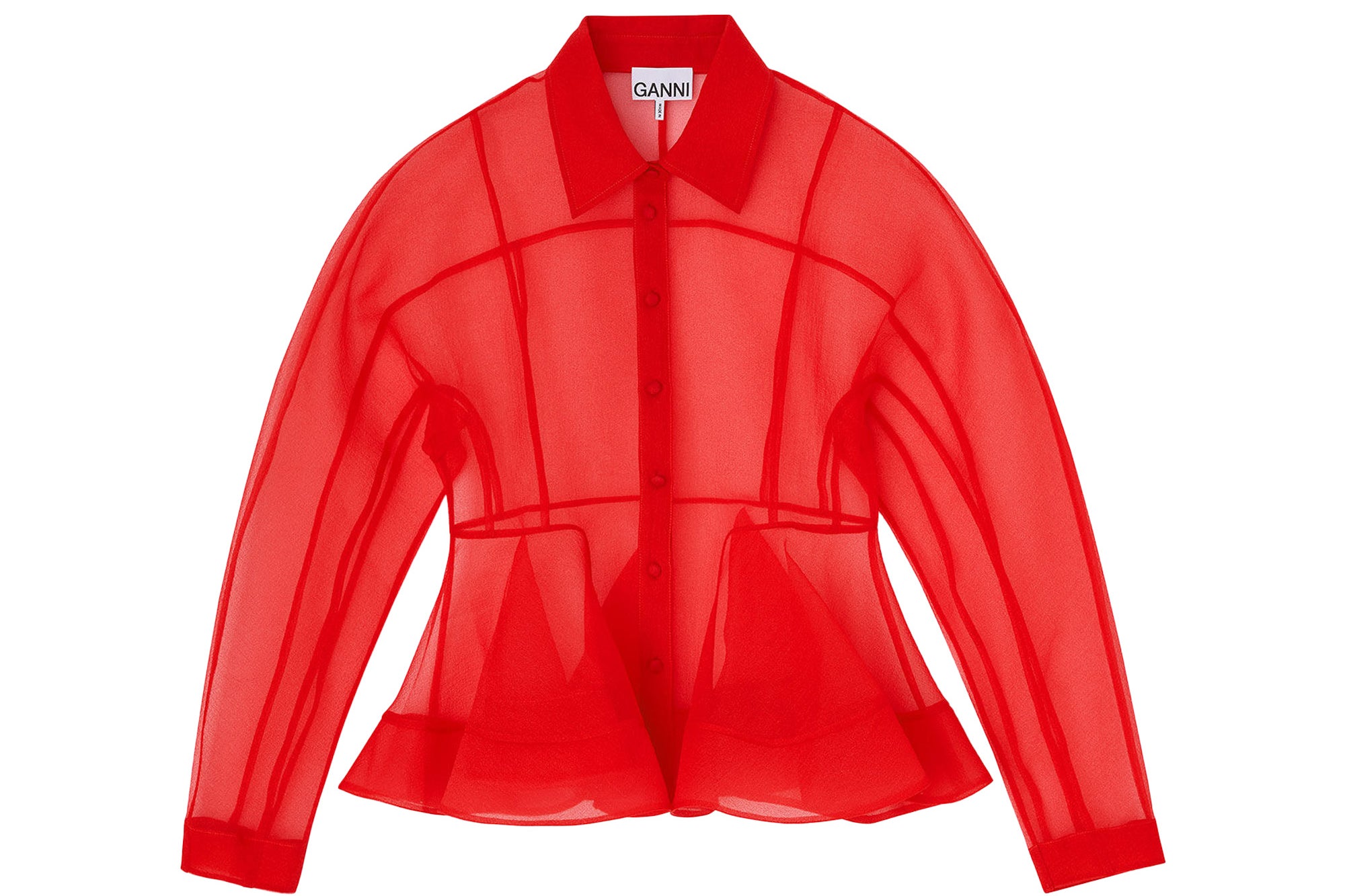 Organzová peplum košile, GANNi, 295 €