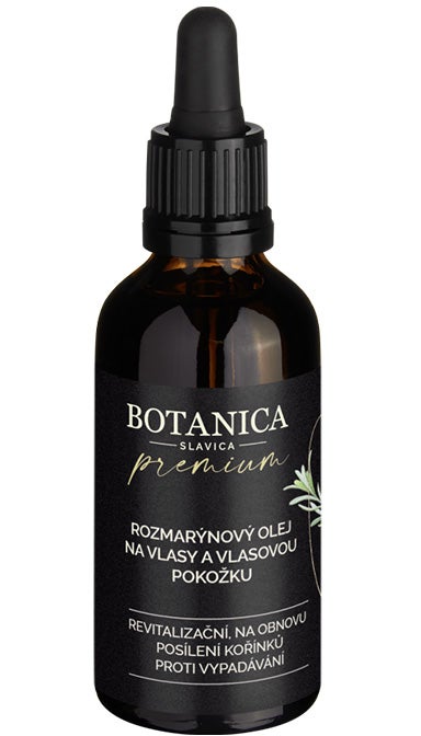 Rozmarýnový olej pro vlasy a vlasovou pokožku, BOTANICA SLAVICA, prodává Soaphoria.cz, 255 Kč