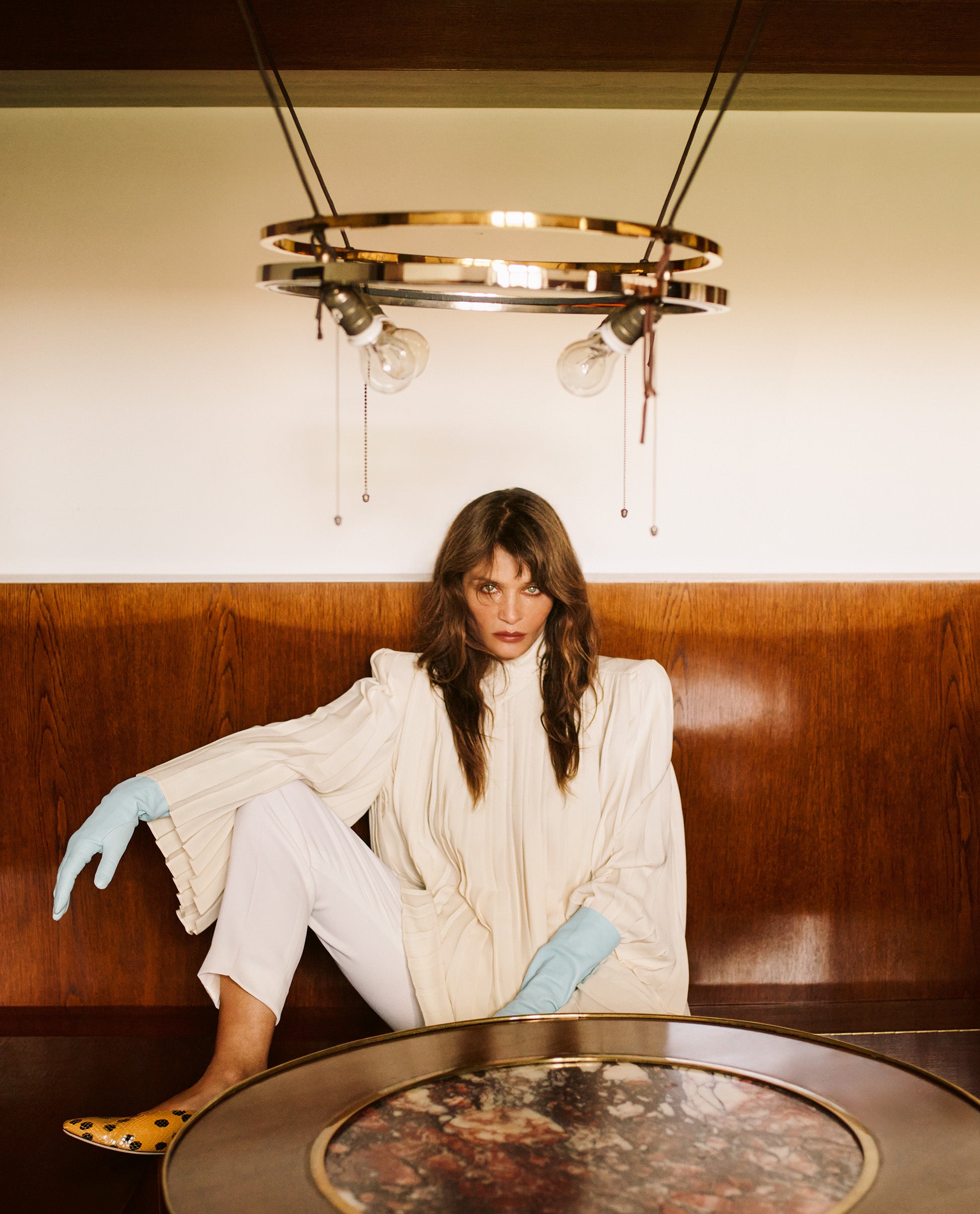 Hvězda říjnové obálky Vogue CS Helena Christensen objektivem Hany Knížové