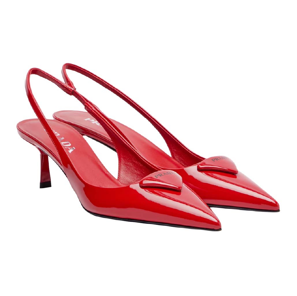 Sling back lodičky, PRADA, 950 €