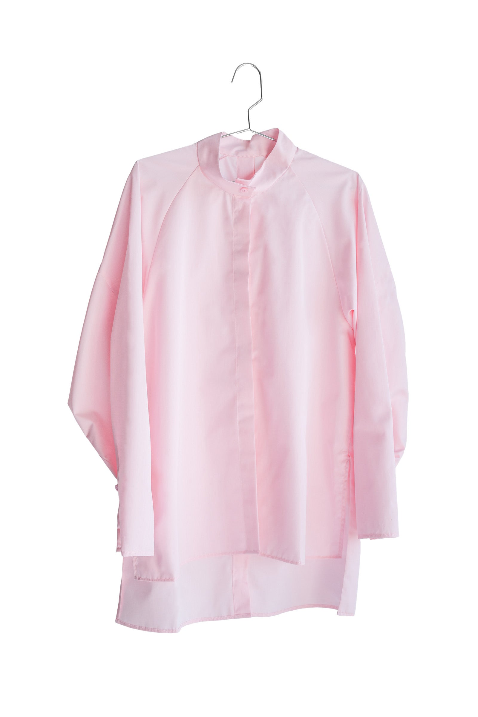 Růžová oversized košile z bavlněného popelínu, PBG STUDIO, 5 950 Kč