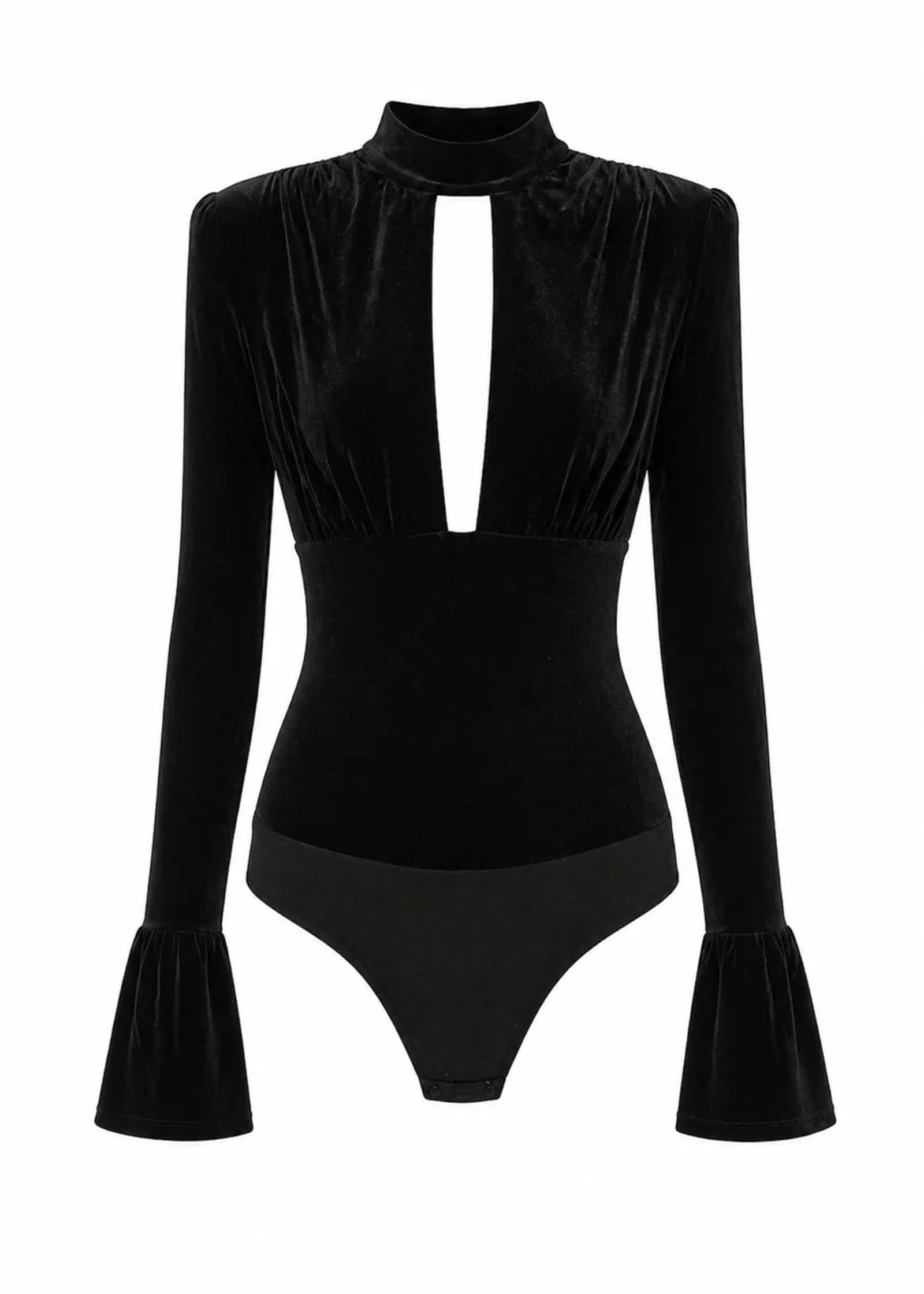 Sametová bodysuit s límečkem, UNDRESS CODE, prodává Undress Code, 195 €