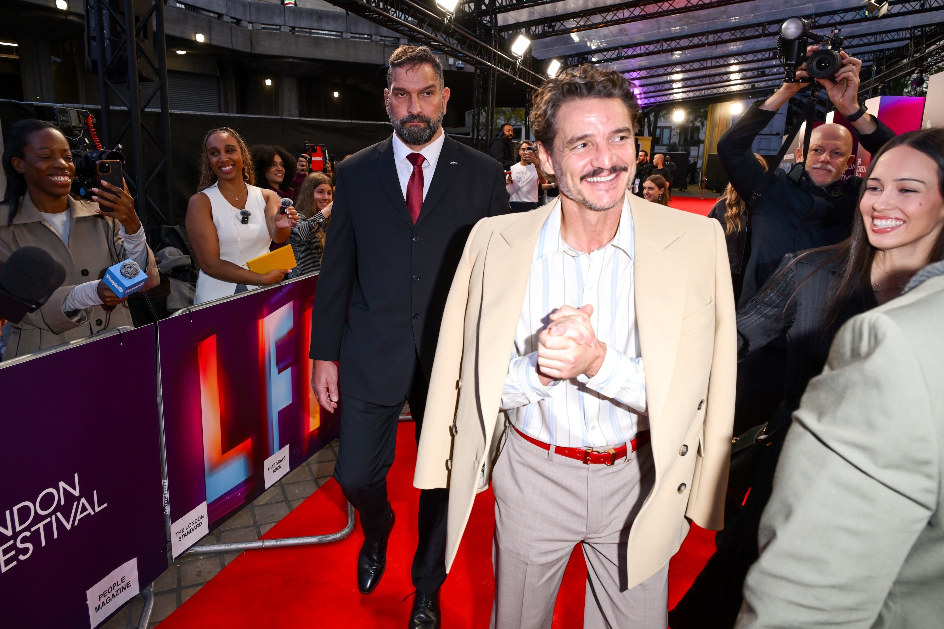 Pedro Pascal na slavnostním večeru k filmu Behemoth! během 70. ročníku filmového festivalu BFI London Film Festival v Royal Festival Hall 13. října 2026 v Londýně