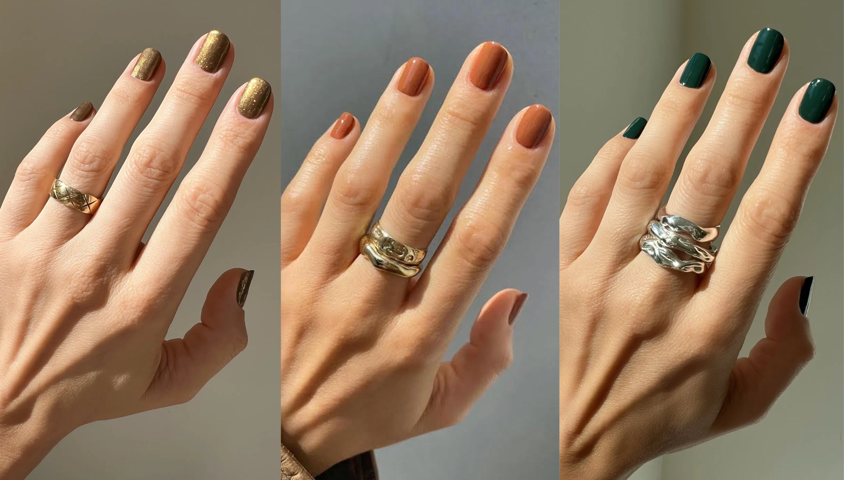 7 designů krátkých nehtů, které vyzkoušet tento podzim