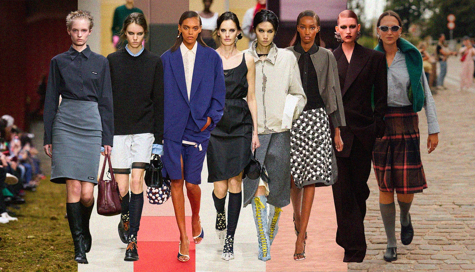 Školní uniforma podle módních domů. Jak by vypadala ta od Miu Miu, Saint Laurent nebo od Fendi?