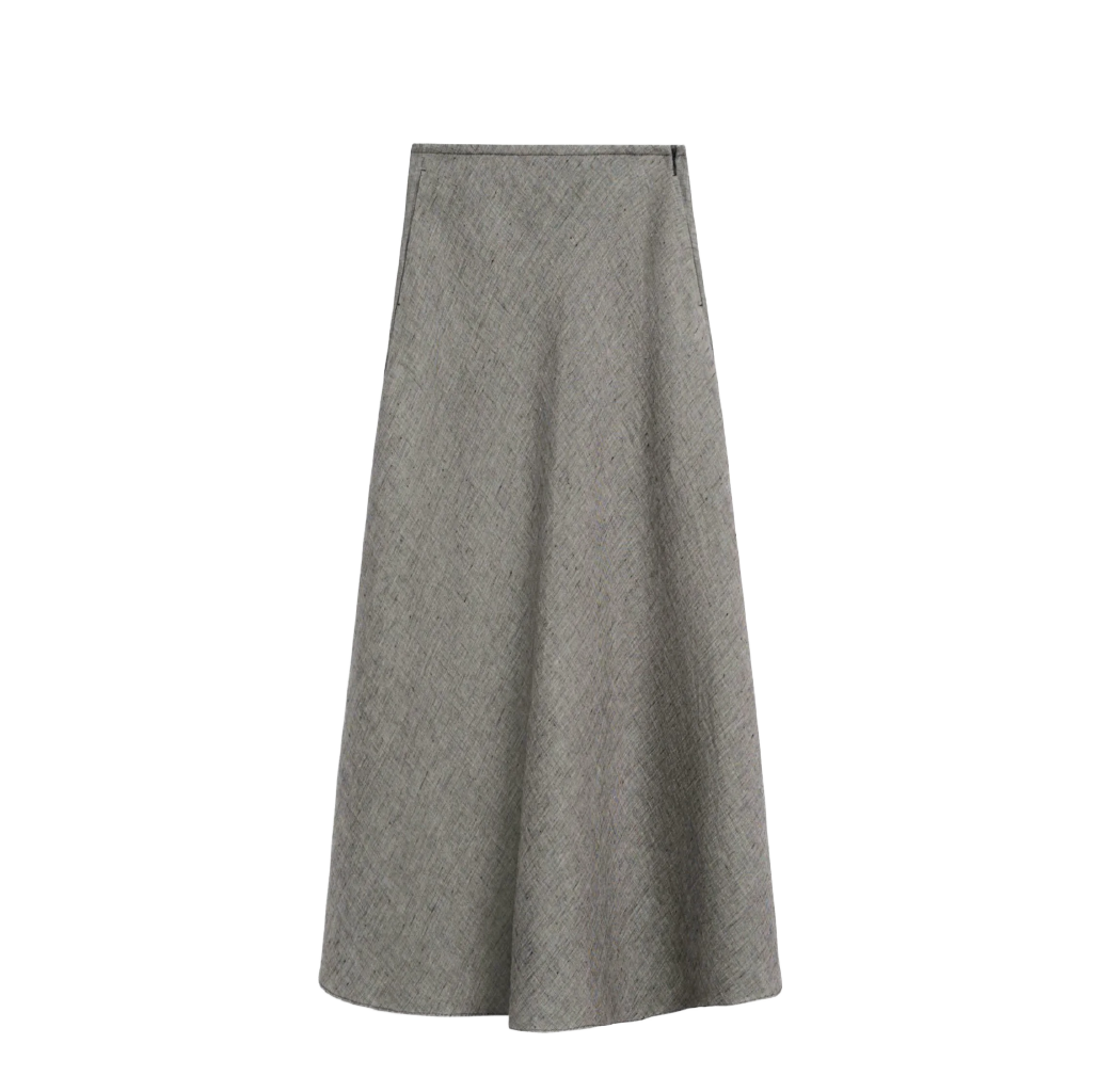 Lněná sukně, MASSIMO DUTTI, 2 999 Kč