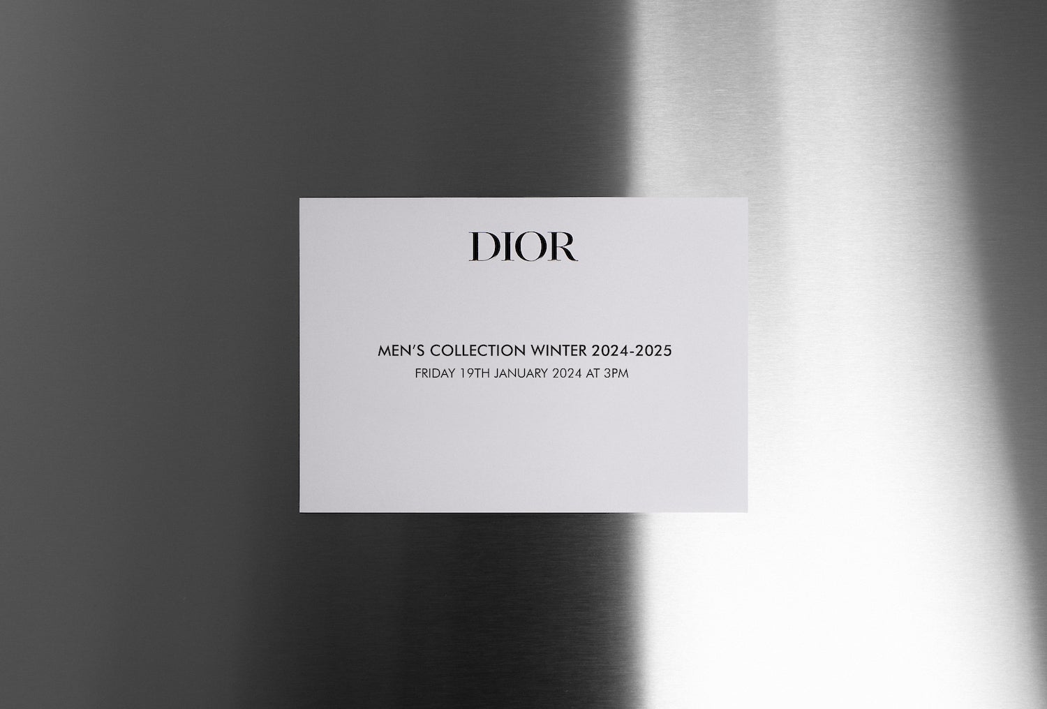 Živě z Paříže: Přehlídka Dior Men podzim – zima 2024/2025