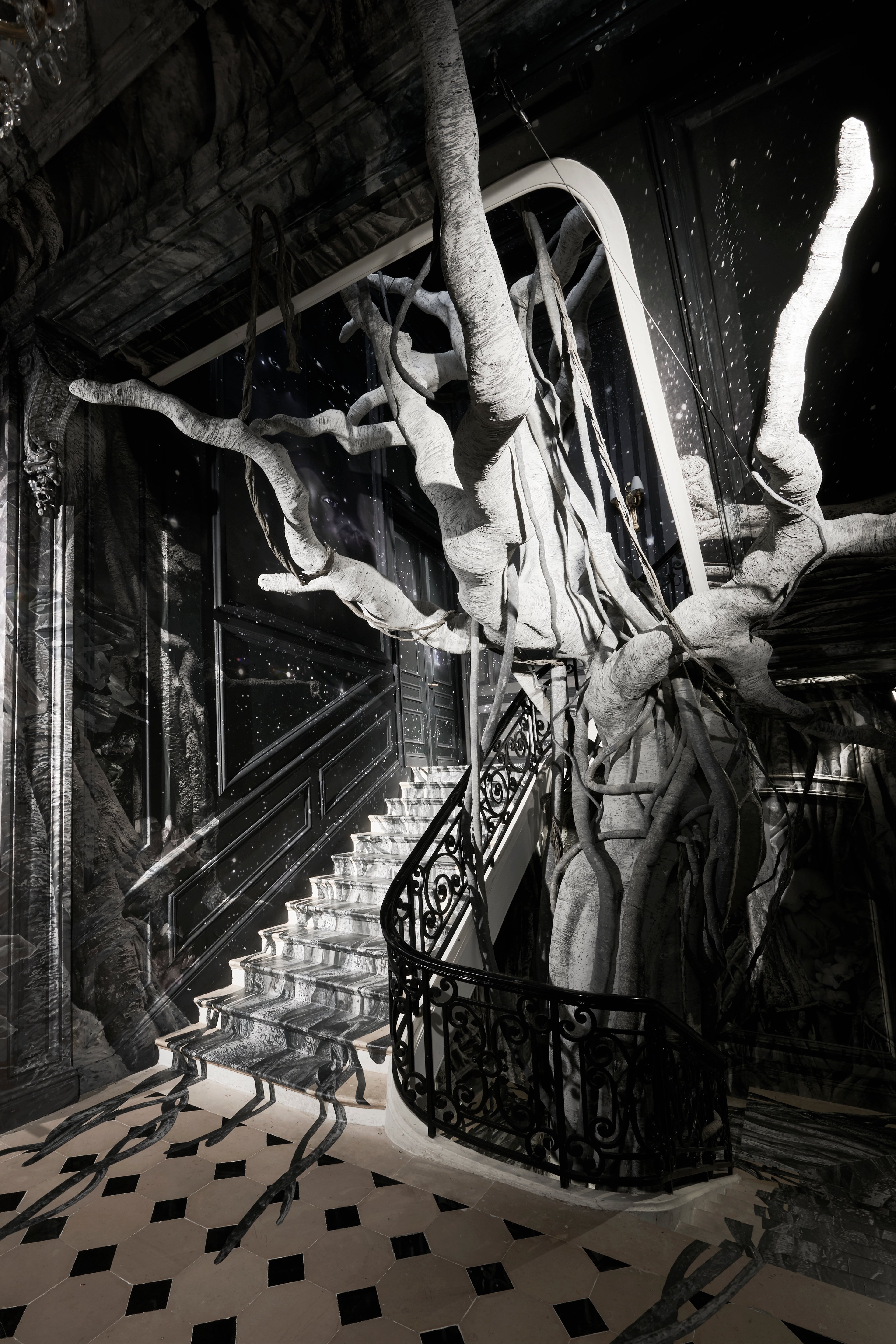 Set design na přehlídce kolekce Dior Haute Couture, podzim/zima 2019/2020